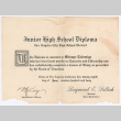 Junior High School Diploma (ddr-densho-550-42)