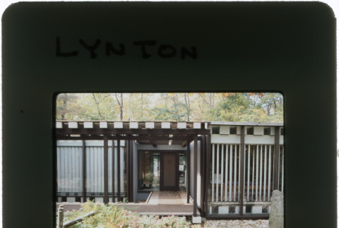 Front door at the Lynton project (ddr-densho-377-439)