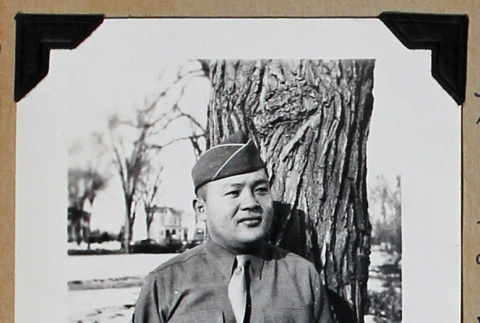 Man in military uniform (ddr-densho-404-370)
