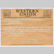 Telegram from Robert L Berner Co. (ddr-densho-501-150)