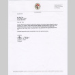 Letter from Stephen L. Weber to Bilin Tsai (ddr-densho-446-365)
