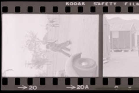 Negative film strip for Farewell to Manzanar scene stills (ddr-densho-317-95)