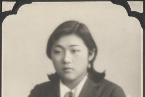 Portrait of Noriko Haguri (ddr-densho-432-151)