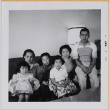 Hardy, Yoshiko, William, Susan and Leslie Shiomi with unidentified woman (ddr-densho-522-501)