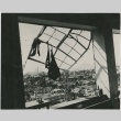 View of destroyed city from a window (ddr-densho-299-127)
