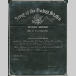 Honorable Discharge certificate for Joe Iwataki (ddr-ajah-2-31)