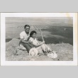 John and Suzy Fukuyama at the top of Castle Rock (ddr-densho-300-15)