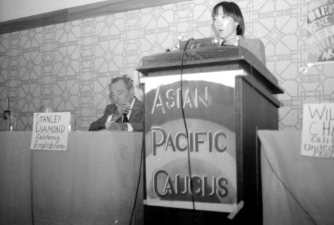 Wilma Chan speaking (ddr-densho-1007-523)