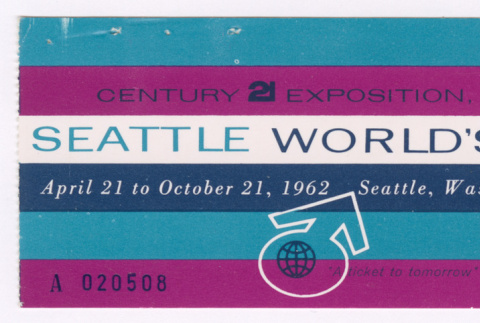Seattle world's fair ticket (ddr-densho-477-340)