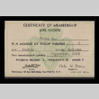 Girls Scouts membership card for Taeko Ono at Poston, Arizona (ddr-csujad-55-140)