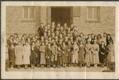 Group photo outside church (ddr-densho-316-192)