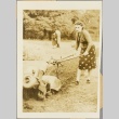 Woman pushing a hand plow (ddr-njpa-13-234)