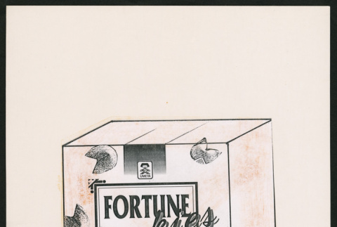 Fortune Cookie Box mock up (ddr-densho-499-114)