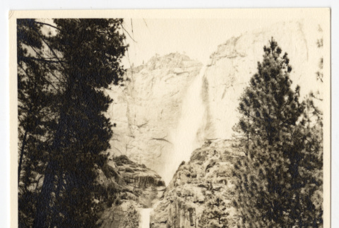 View of a waterfall (ddr-densho-542-813)