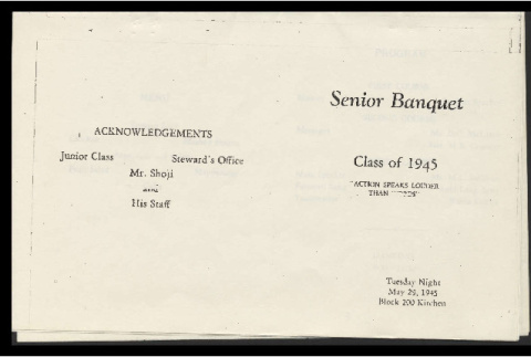 Senior banquet, Class of 1945 (ddr-csujad-55-1851)