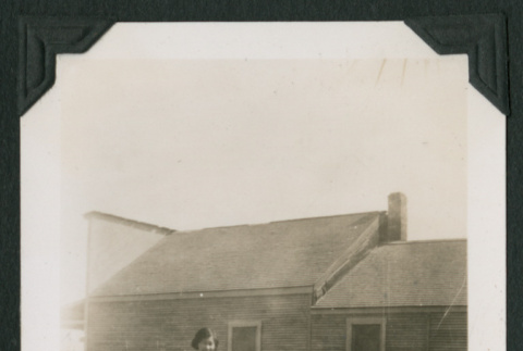 girl in garden (ddr-densho-378-332)