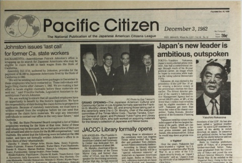 Pacific Citizen, Vol. 95, No. 23 (December 3, 1982) (ddr-pc-54-48)