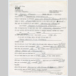 George Kanegai interview form (ddr-densho-1007-914)