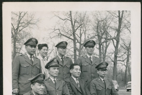 Eight man in uniform (ddr-densho-293-176)