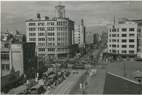View of the Ginza District in Tokyo in 1947 (ddr-densho-299-129)