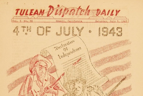 Tulean Dispatch Vol. 5 No. 90 (July 3, 1943) (ddr-densho-65-243)