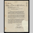 Letter from Hugh T. Fullerton, Major, A.G.D, to Project Director, Heart Mountain War Relocation Project, through Captain Mark. H. Astrup, Liaison Officer, War Relocation Authority, November 23, 1942 (ddr-csujad-55-322)
