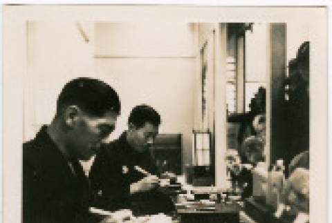 Photo front and back (ddr-densho-426-2144-mezzanine-821b9930fc)