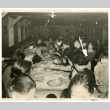 Photograph of making mochi in a mess hall at Manzanar (ddr-csujad-47-77)