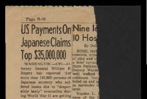 US payments on Japanese claims top $35,000,000 (ddr-csujad-55-2409)