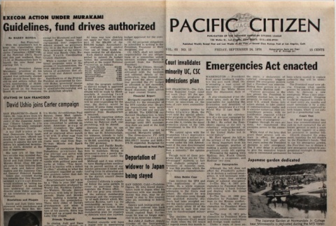 Pacific Citizen, Vol. 83, No. 13 (September 24, 1976) (ddr-pc-48-38)