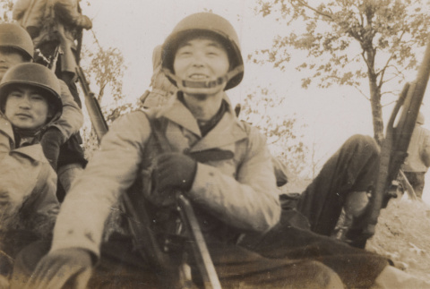 Soldier with slight smile (ddr-janm-17-3)