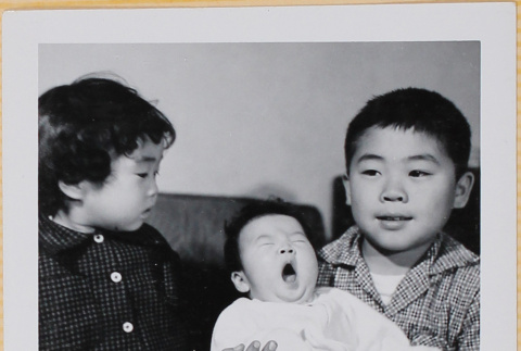 William, Susan and Leslie Shiomi (ddr-densho-522-376)