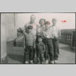 Sakura family on terrace of Wisconsin State Capitol Building (ddr-densho-523-224)
