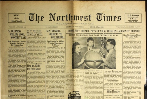 The Northwest Times Vol. 4 No. 101 (December 20, 1950) (ddr-densho-229-259)
