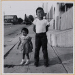 Susan and William Shiomi on sidewalk (ddr-densho-522-276)