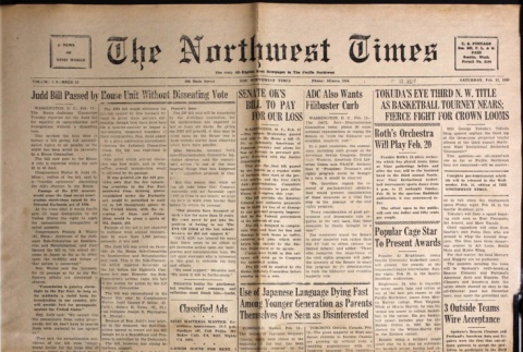 The Northwest Times Vol. 3 No. 13 (February 12, 1949) (ddr-densho-229-180)
