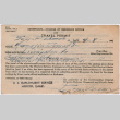 Certificate of Change of Residence Notion and Travel Permit for Sally and Kaneji Domoto (ddr-densho-329-976)
