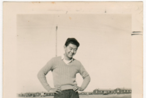 Photo of Frank T. Inouye at Heart Mountain (ddr-densho-122-626)