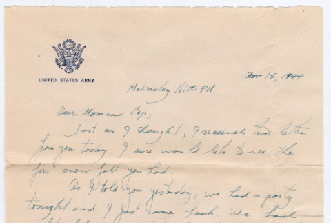 Letter from Tadashi Ishida to Mr. & Mrs. Y Ishida (ddr-densho-535-69)