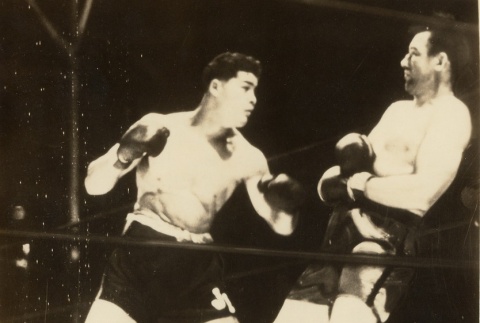 Jack Sharkey boxing match (ddr-njpa-1-1918)