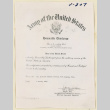 Honorable discharge for Joseph Komuro (ddr-densho-37-1905)
