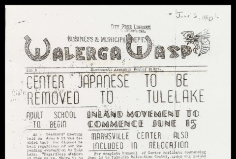 Walerga wasp, no. 8 (June 6, 1942) (ddr-csujad-55-2513)