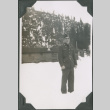 Man in uniform standing in snow (ddr-ajah-2-273)