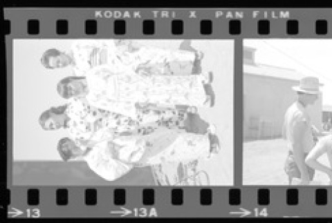 Negative film strip for Farewell to Manzanar scene stills (ddr-densho-317-237)