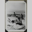 Lounging on the beach (ddr-densho-258-111)