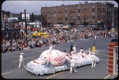 Portland Rose Festival Parade float- Chamber of Commerce (ddr-one-1-504)