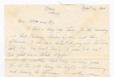 Letter from Tadashi Ishida to Mr. & Mrs. Y Ishida (ddr-densho-535-171)