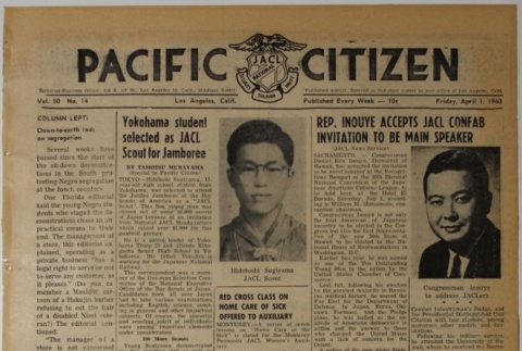 Pacific Citizen, Vol. 50, No. 14 (April 1, 1960) (ddr-pc-32-14)