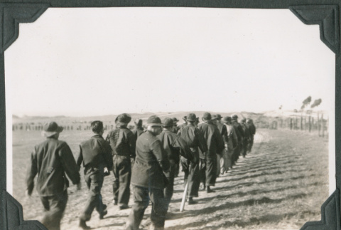 Men in fatigues, marching (ddr-ajah-2-60)