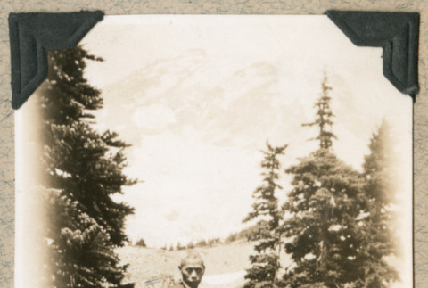Four men at Mount Rainier National Park (ddr-densho-383-15)